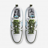 Nike Air Force 1 Low Worldwide White Blue Fury Volt Spor Ayakkabı CK7213-100 - 3