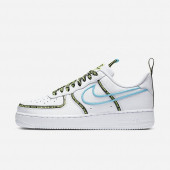 Nike Air Force 1 Low Worldwide White Blue Fury Volt Spor Ayakkabı CK7213-100 - 5