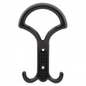 Portmanto Vestiyer Duvar Askısı Metal Dolap Elbise Askılığı Siyah thumbnail 1