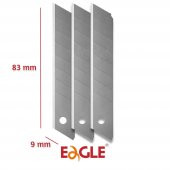 Eagle Dar Maket Bıçağı Yedeği 9 mm 12 Li (1Tüp) (TY514) - 5