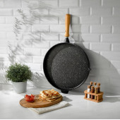 Nehir Gözleme Tavası Granit Döküm 36 Cm Derin thumbnail 2