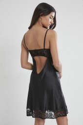 Saten Dantelli Gecelik & Sabahlık Takım thumbnail 7