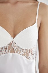 Saten Dantelli Gecelik & Sabahlık Takım thumbnail 6