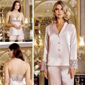 SATEN GECELİK SABAHLIK TAKIM thumbnail 1