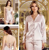 SATEN GECELİK SABAHLIK TAKIM thumbnail 1