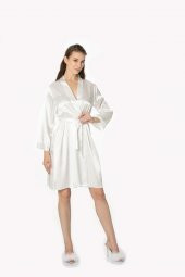 Saten Brıde Sabahlık thumbnail 1