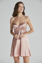 Saten Emprime Gecelik & Sabahlık Takım thumbnail 4