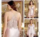 SATEN GECELİK SABAHLIK TAKIM thumbnail 1