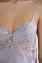 Saten Dantelli Gecelik & Sabahlık Takım thumbnail 6