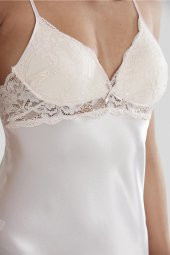 Saten Dantelli Gecelik & Sabahlık Takım thumbnail 7