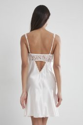 Saten Dantelli Gecelik & Sabahlık Takım thumbnail 7