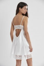 Saten Dantelli Gecelik & Sabahlık Takım thumbnail 7