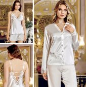 SATEN GECELİK SABAHLIK TAKIM thumbnail 1