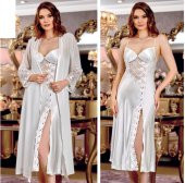 SATEN GECELİK SABAHLIK TAKIM thumbnail 2