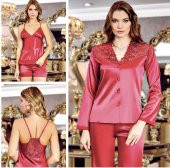 SATEN GECELİK SABAHLIK TAKIM thumbnail 1