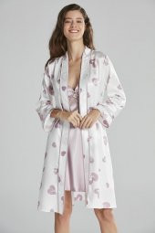 Saten Emprime Gecelik & Sabahlık Takım thumbnail 1