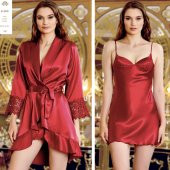 SATEN GECELİK SABAHLIK TAKIM thumbnail 2