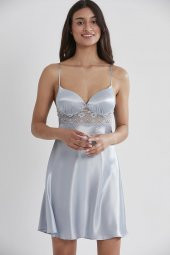 Saten Emprime Gecelik & Sabahlık Takım - 5