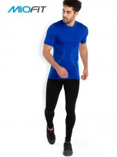 Erkek Active Wear Kısa Kollu Fonksiyonel Spor Tişört - 7