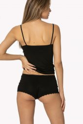 Kadın Dantelli Penye Atlet Külot Kaşkorse Set thumbnail 3