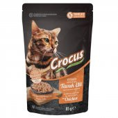 Crocus Tahılsız Kedi Tavuklu Pouch Jöleli Yaş Mama 85 Gr - 1
