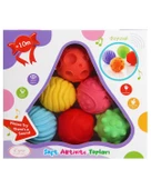 Erpa Oyuncak Soft Aktivite Topları 6lı Set Dikdörtgen Kutu - 1
