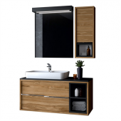 Denko Matia 100 cm MDF Banyo Dolabı Takımı - 1