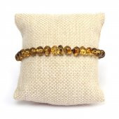 Sertifikalı Yetişkin Damla Kesim Kehribar Bileklik 18 cm - 1