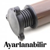 Mobilya Kanepe Baza Koltuk Metal Destek Ayağı Ayarlanabilir Orta Destek 15 cm Kahverengi Ayak - 3