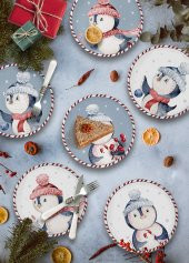 The Mia Penguin Pasta Tabağı 6 Lı Set 19 cm - 2