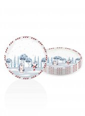 The Mia Penguin Servis Tabağı 6 Lı Set 26 cm - 1