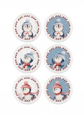 The Mia Penguin Çerezlik 6 Parça 10 cm - 1