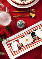 The Mia Nutcracker Dikdörtgen Servis 35 x 16 cm - 4