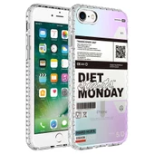 Apple iPhone SE 2022 Kılıf Airbag Kenarlı Renkli Desenli Elegans thumbnail 3