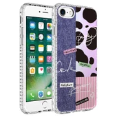 Apple iPhone SE 2022 Kılıf Airbag Kenarlı Renkli Desenli Elegans thumbnail 2