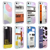 Apple iPhone SE 2022 Kılıf Airbag Kenarlı Renkli Desenli Elegans thumbnail 10