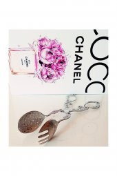 Genoa Işlemeli Silver Servis Maşası 716963 - 1