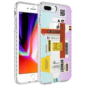 Apple iPhone 7 Plus Kılıf Airbag Kenarlı Renkli Desenli Elegans thumbnail 8