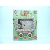 HEDİYELİK › KARIŞIK › Metal Objeler-photo frame Bebek arabası Resim çerçevesi-24,5*20*2,5 CM. - 1