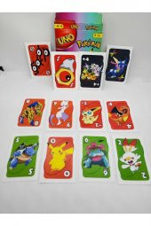 Pokemon Temalı Uno Oyun Kartları 108 Kart - 4