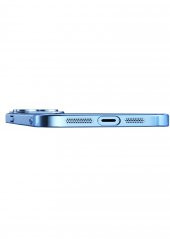 KNY Apple İphone 14 Kılıf Renkli Kenarlı Sert Riksos Kapak Siyah - 3