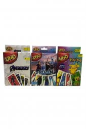 Pokemon Avengers Frozen 3lü Set Uno Kart Yerli - 4