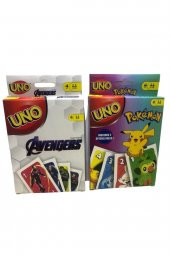 Avengers Pokemon 2li Uno Set Yerli - 1