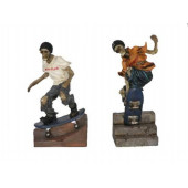 HEDİYELİK › KARIŞIK › İskelet Biblo QQC>>QQC 2LI KAYKAYLI İSKELET-6*6,5*14,2 CM. - 1