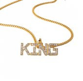 King Kral Hip Hop Thug Life Gangster Unisex Kolye Zinciri - 3