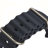 Gpack Amazfit Bip 3 Pro  Kordon Yeni Dizayn Silikon HS26 Turuncu - 2