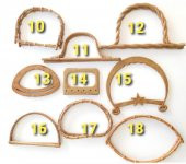 Angel Çanta Aksesuar Bambu Görünümlü Plastik Çanta Sapı B6 - 3