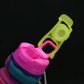 Katlanabilir Akordiyon Silikon Su Matarası Suluk - 3