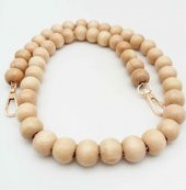 Angel Çanta Aksesuar İnce Boncuklu 90 Cm Ahşap Sap - 1