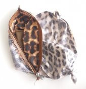 Angel Çanta Aksesuar Leopar 28X28 Cm, Dikilmiş Halde, Fermuarlı Astar - 1
